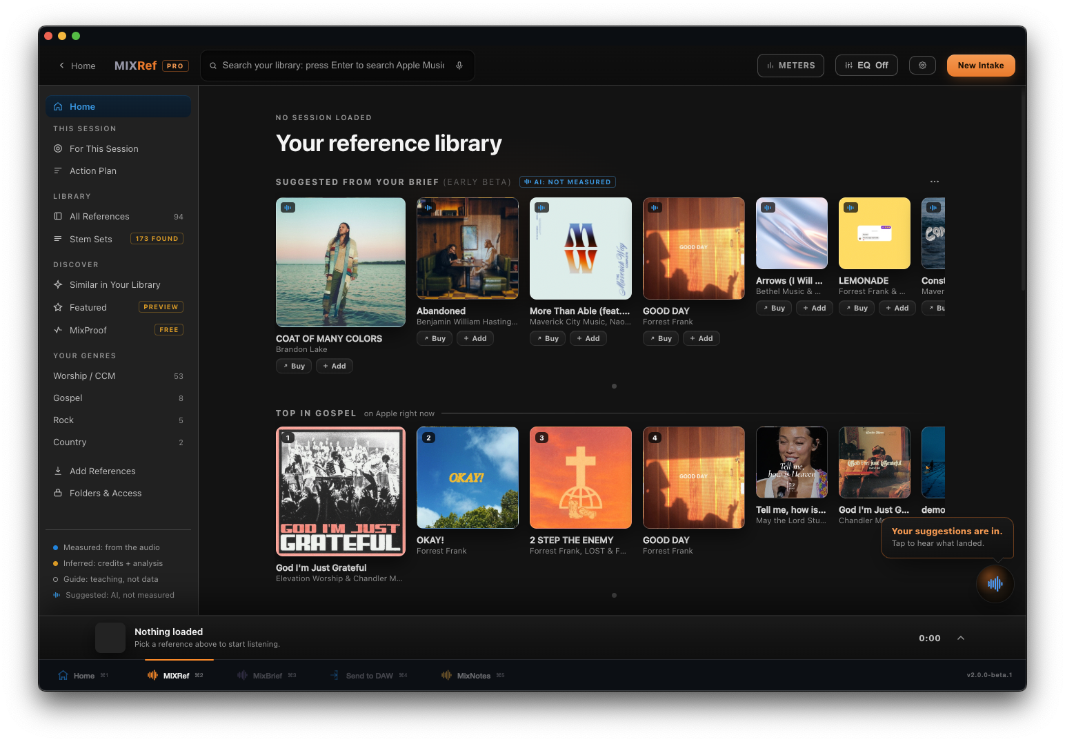MIXRef Pro 2.1: the reference library